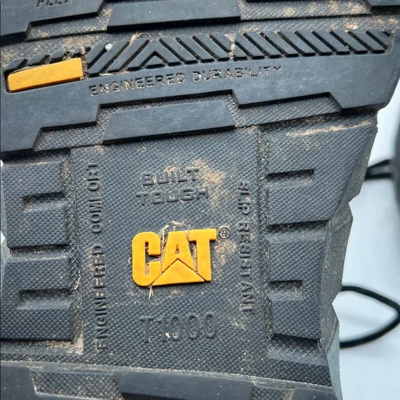 Caterpillar Mens STREAMLINE CT Comp Toe Work Industrial Safety Shoes Black SZ 13 - Picture 7 of 9